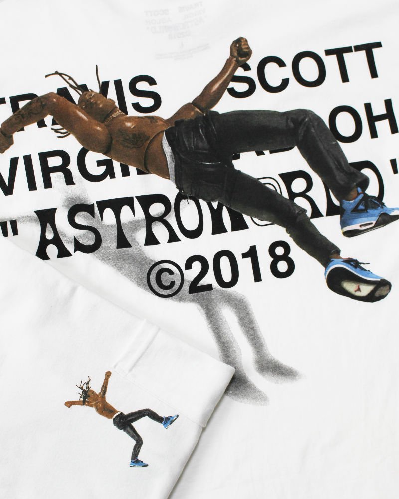 Travis Scott x Virgil Abloh Tシャツ XLサイズ
