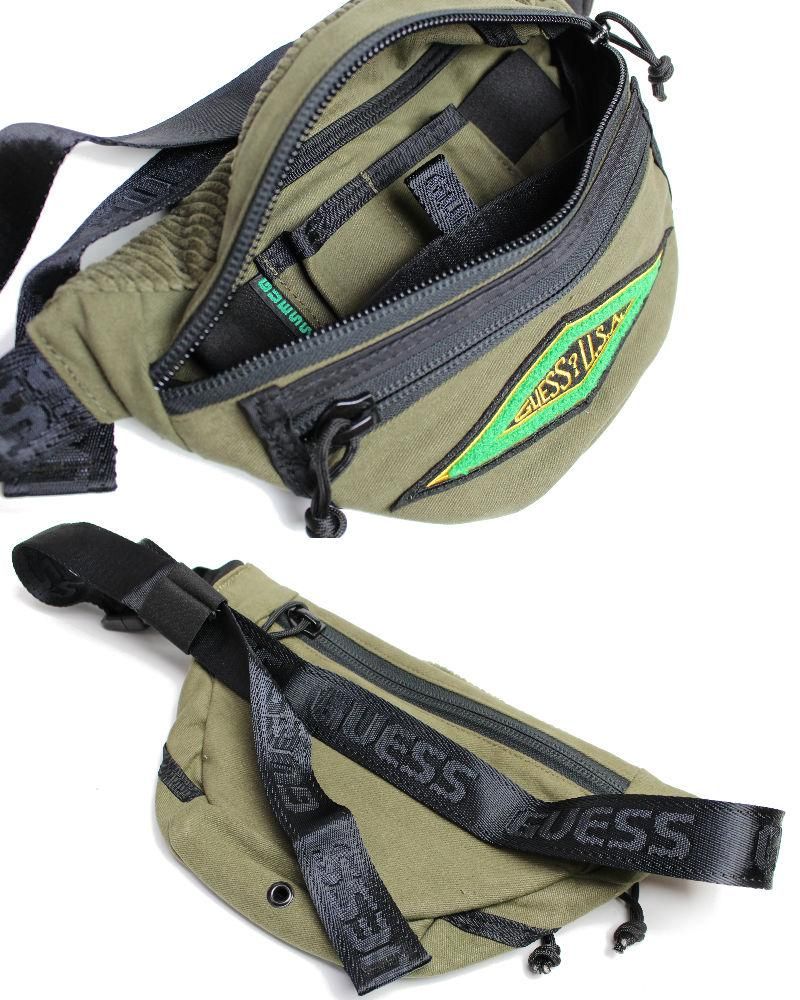 Guess denim fanny pack new arrivals