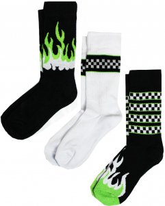 Flame Checker Hi Socks 
