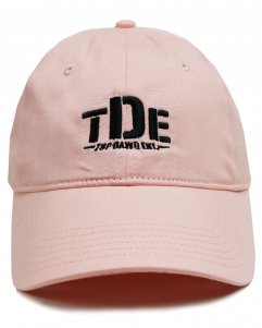 TDE(Top Dawg Entertainment) Logo Strapback Cap - Pink
