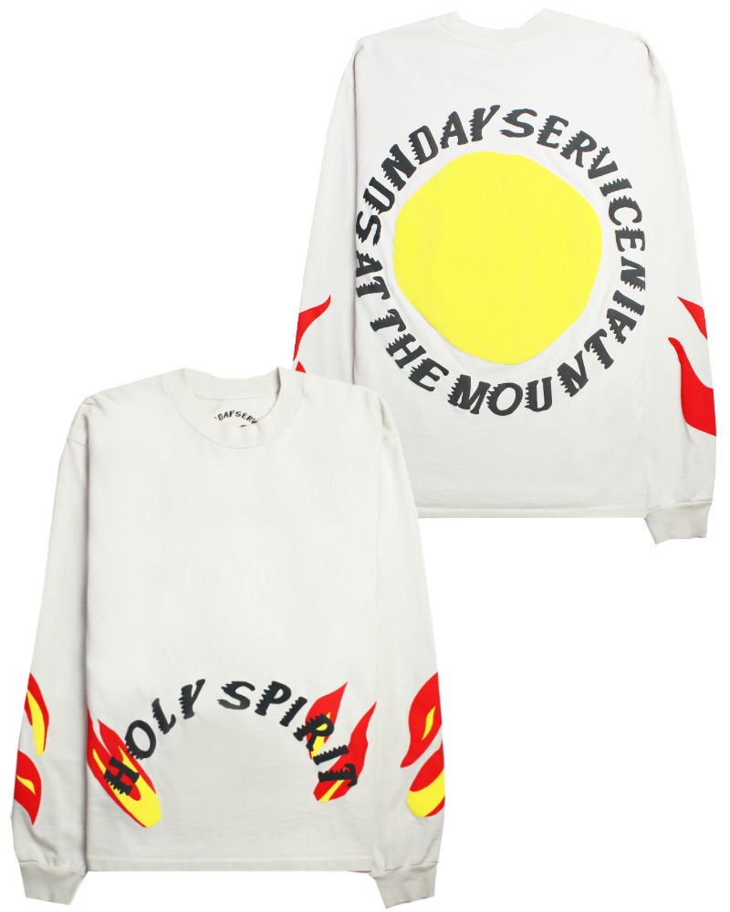 cpfm holy spirit L/S tee sunday service梱包は素人が行う簡易包装です