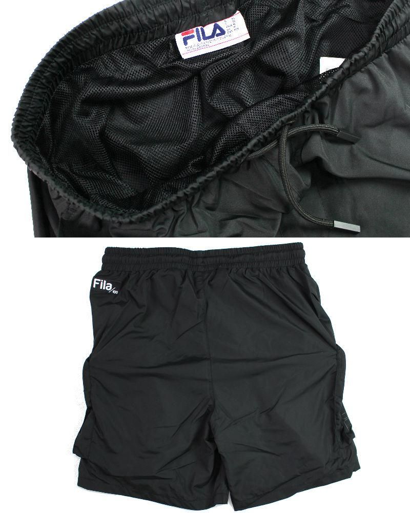 海外限定モデル Fila Nylon Cargo Shorts フィラカーゴショーツ Fila Nylon Cargo Shorts - Black