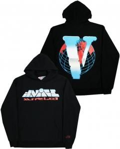 Juice WRLD Official 999  VLONE Chrome VWRLD Hoodie