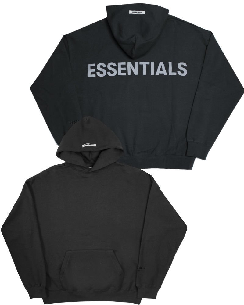 FOG essentials black hoodie