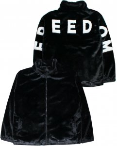 Elwood Clothing Black Faux Fur Jacket