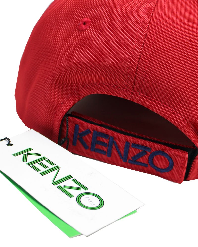 KENZO Tiger Canvas Cap - Red