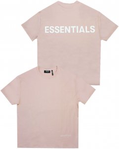 FOG - Fear Of God Essentials Boxy T-Shirt - Pink