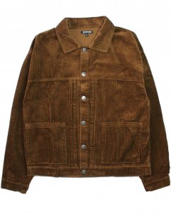 Elwood Clothing Corduroy Workwear Jacket - Brown