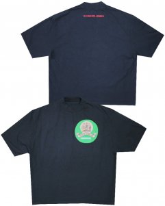 Kanye West Official Jesus Is King Jamaica Seal T-Shirt - Navy