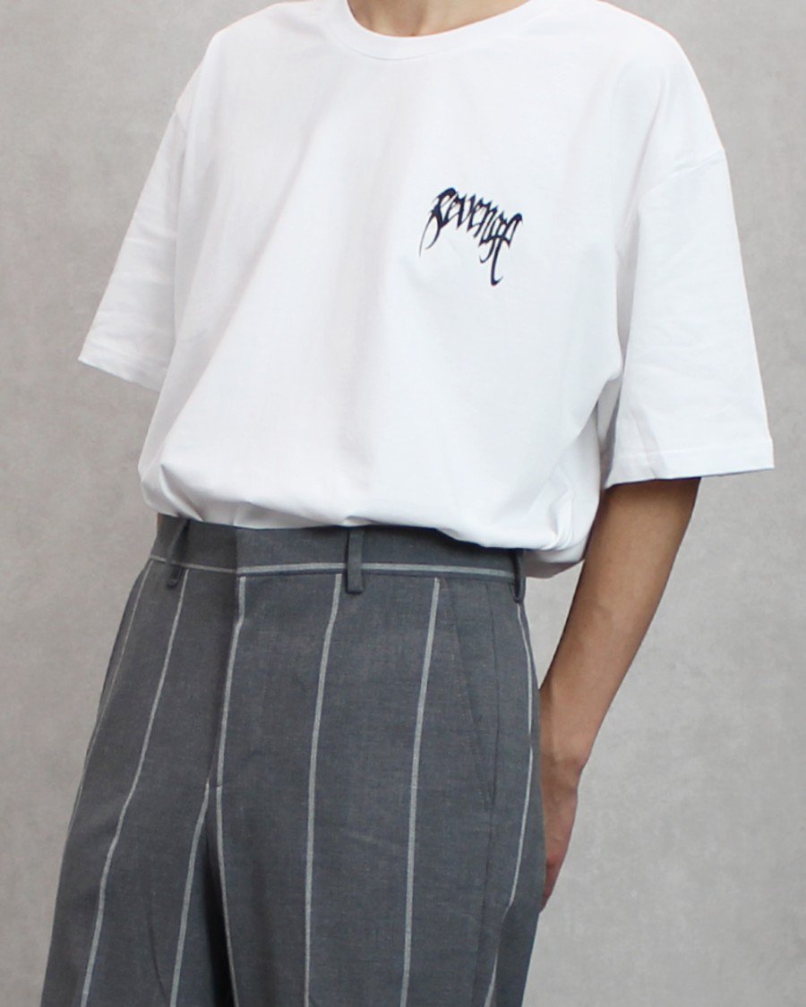 Revenge Basic Logo T-Shirt / White