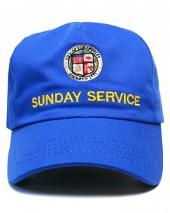 Kanye West Official Sunday Service Snapback Cap - Blue