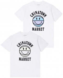 Chinatown Market UV Smiley Basket Ball T-Shirt