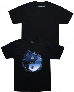 Samborghini Chain Yin Yang Graphic T-Shirt