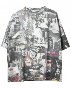 JADED LONDON Collage Oversized T-Shirt