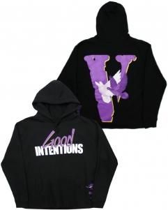 Nav Official x Vlone Good Intentions Dones Hoodie - Black