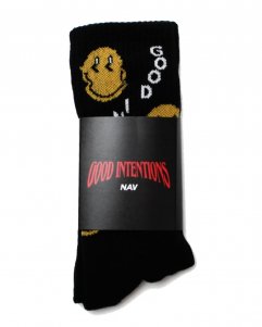Nav Official Distorted Good Intentions Socks