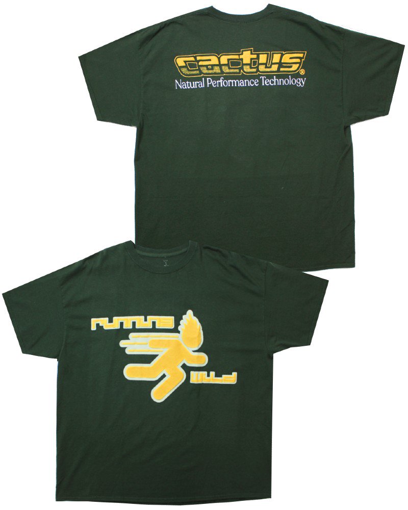 Cactus Jack Travis Scott Official Cactus Trails Running Wild T-Shirt - Dark  Green [カクタスジャック]