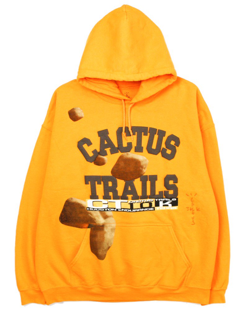 Cactus Jack Travis Scott Official Cactus Trails Boulder Varsity Hoodie -  Yellow [カクタスジャック]