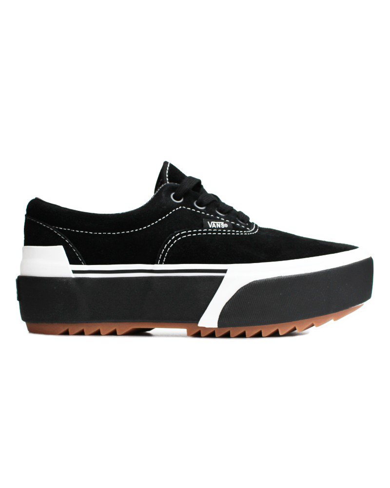 Vans black sale gum era