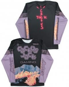 Cactus Jack Travis Scott Official Fortnite Astronomical CJ Gaming L/S Jersey