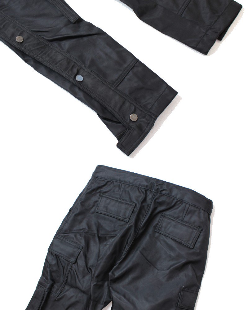 mnml Snap Zipper II Cargo Pants - Black