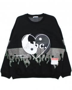 Advisory Board Crystals Yin Yang Of Love Crewneck Sweat