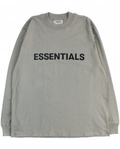 FOG - Fear Of God Essentials Logo L/S T-Shirt - Cement [ե֥å]
