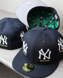 New Era 59Fifty New York Yankees Logo Cap - Navy