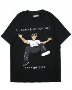 Juice WRLD Official 999 Club Forever T-Shirt - Black