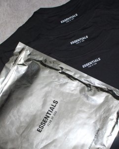 FOG - Fear Of God Essentials 3 Pack T-Shirts - Black [ե֥å]