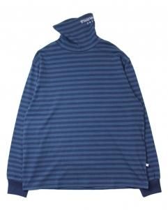 thisisneverthat Striped Turtleneck L/S T-Shirt - Navy