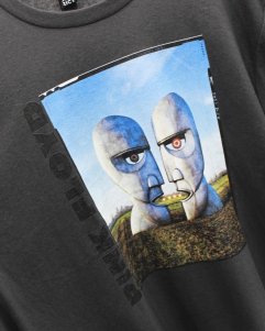 Pink Floyd Official Metal Division Bell At Daytime T-Shirt - D.Grey