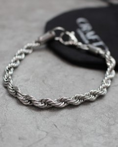 CRAFTD London Rope Bracelet - Silver