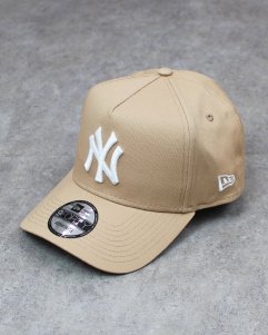 New Era 9Forty A-Frame New York Yankees Snapback Cap - Beige