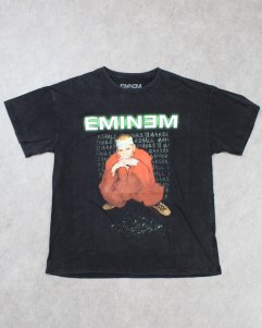Eminem Official Orange Jumpsuit Washed Black T-Shirt