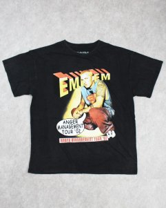 Eminem Official Anger Management Washed Black T-Shirt