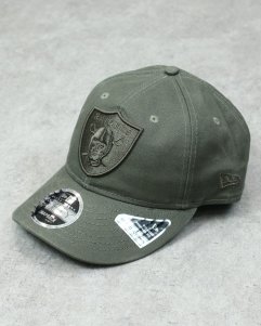New Era 9Fifty Retro Crown Raiders Snapback Cap - Olive