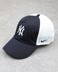 MLB New York Yankees NIKE Heritage 86 Trucker Cap - Navy/White