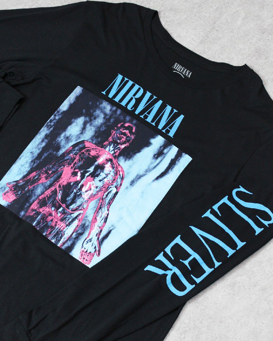Nirvana Official Sliver L/S T-Shirt