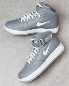 NIKE Air Force 1 Mid QS NYC - Cool Grey/White