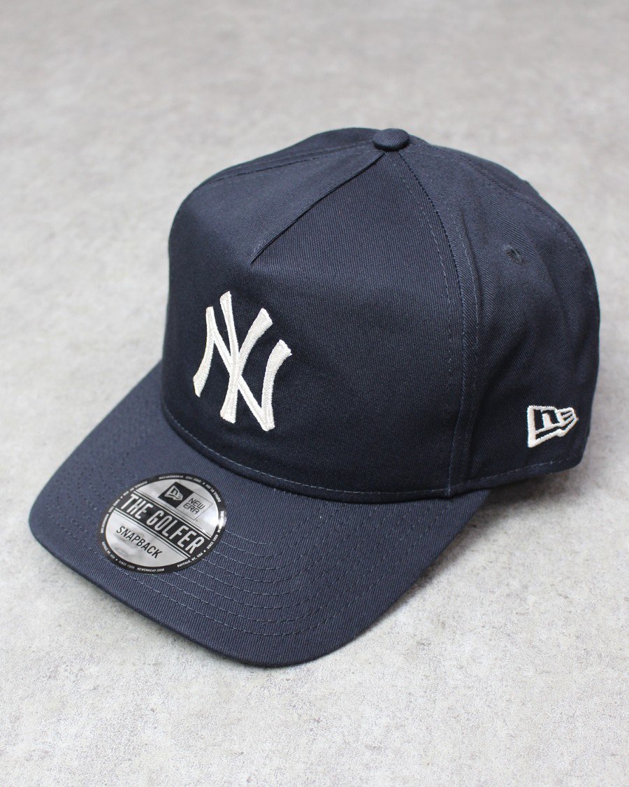 New Era New York Yankees Chainstitch Old Golfer Snapback Cap - Navy