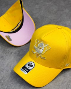 47 Brand Anaheim Ducks MVP DT Snapback Cap - Yellow/Pink