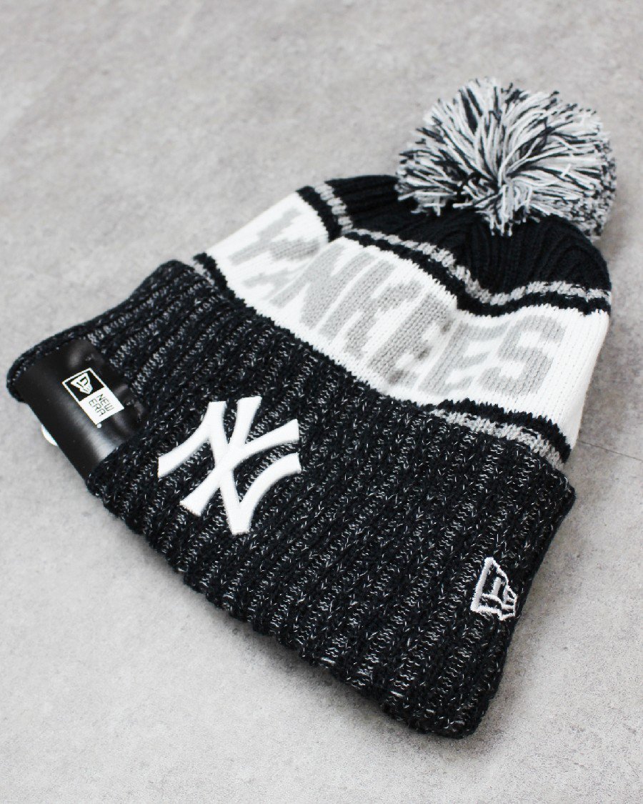 NEW ERA NY POM POM BEANIE ポンポンニット 海外モデル-