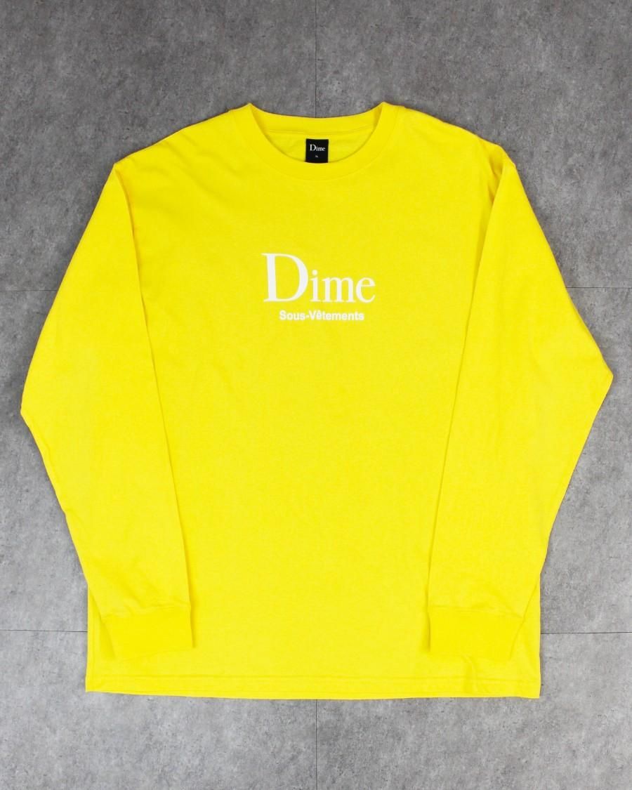 Dime Sous-Vetements L/S T-Shirt - Yellow