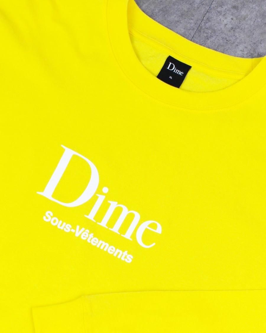 Dime プリント ビック ロゴ Tシャツ