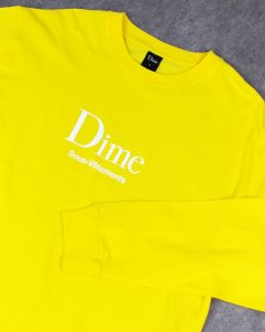 Dime Sous-Vetements L/S T-Shirt - Yellow
