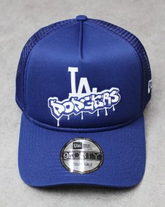 New Era Los Angeles Dodgers Graffiti 9Forty A-Frame Trucker Snapback Cap