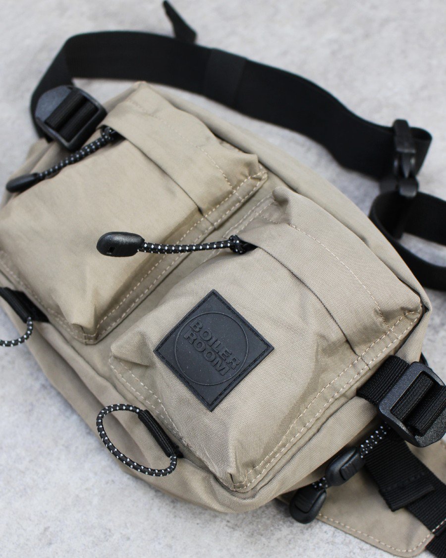 BOILER ROOM Waist Bag - Olive Brown