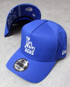 New Era 9Forty A-Frame Los Angeles Dodgers Paisley Snapback Cap - Royal Blue