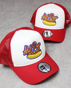New Era Hot Dogs Trucker Snapback Cap 